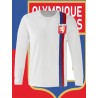 Camisa retrô Olympique de Lyon tradicional.