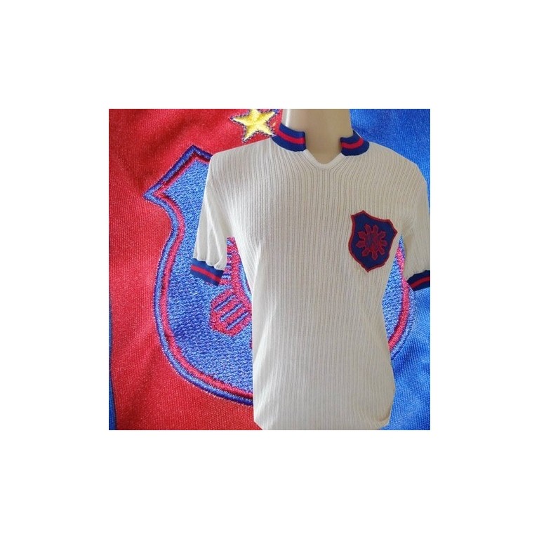 Camisa retrô  branca  Bonsucesso Futebol Clube 1977
