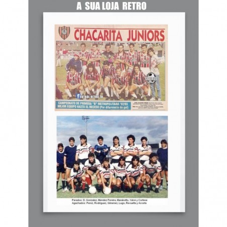 Camisa retrô   Chacarita juniors  gola V -1980