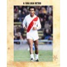 Camisa retrô do  Peru  gola redonda 1978.