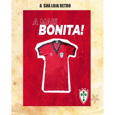 Camisa retrô Portuguesa logo desportos - 1984