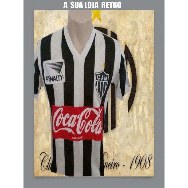 Camisa retrô Atlético 1986 penalty