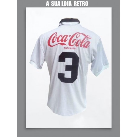 Camisa retrô Atlético 1985 coca cola