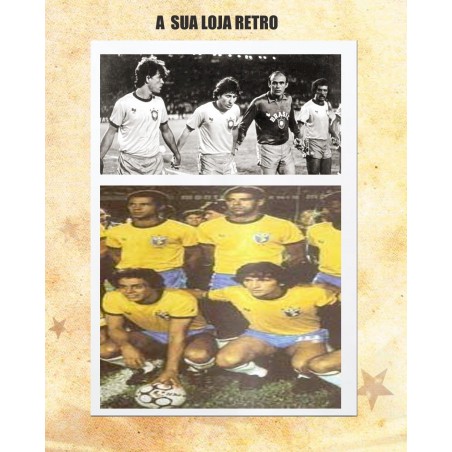 Camisa retrô Seleção brasileira  1981