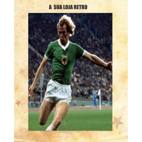 Camisa retrô  Alemanha verde 1974