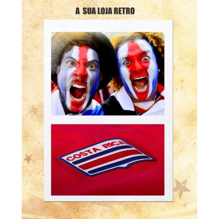 Camisa Retrô   Costa  Rica tradicional - 1980