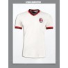 Camisa retrô Milan AC branca 1970