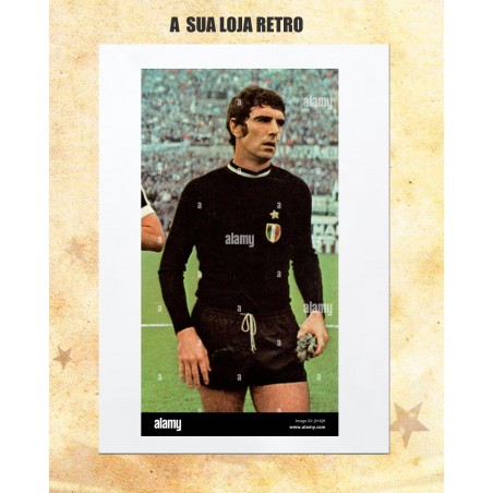 Camisa Retrô Juventus  goleiro  preta 1973