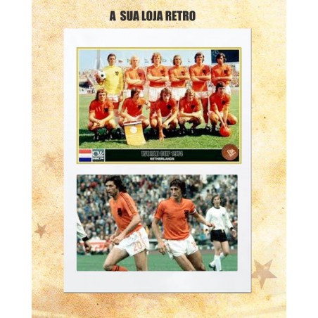 Camisa retrô Holanda goleiro branca  1978 - ML