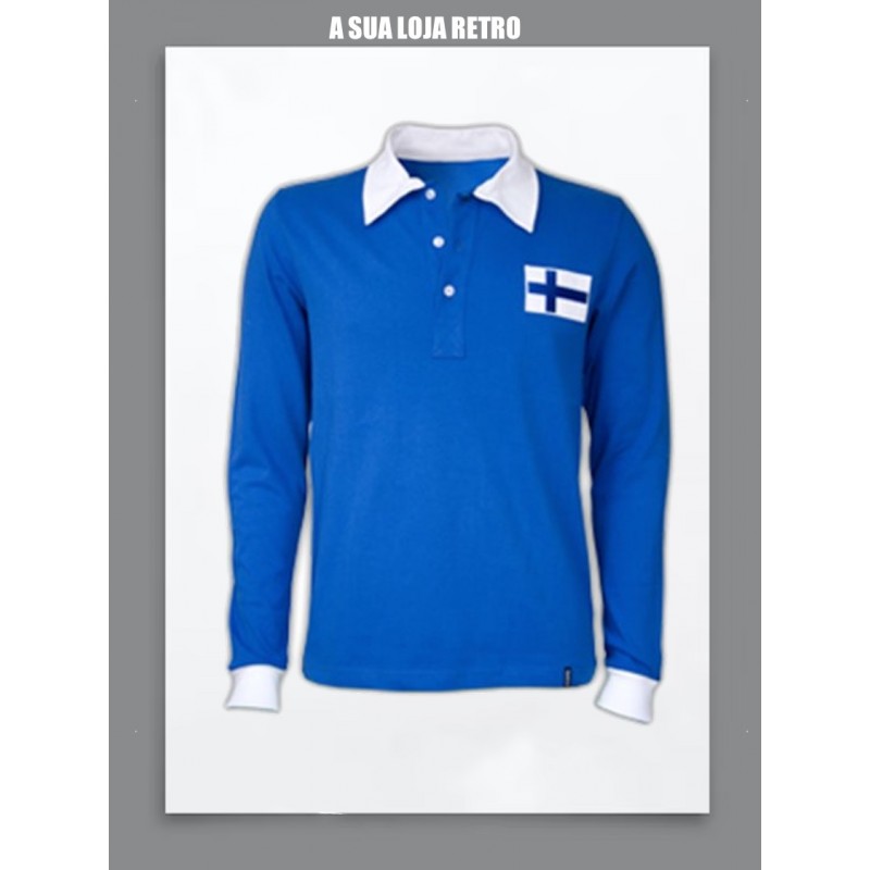 Camisa retrô da Finlandia ML 1958