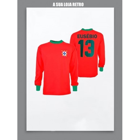 Camisa retrô Portugal  1966  Eusebio ML