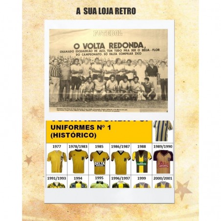 Camisa retrô Volta redonda FC -1990