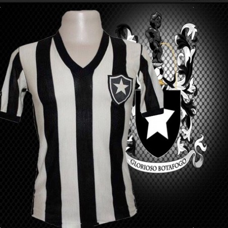 Camisa retrô Botafogo 1970 gola V