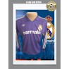 - Camisa retrô ML Real Madrid roxa 1987