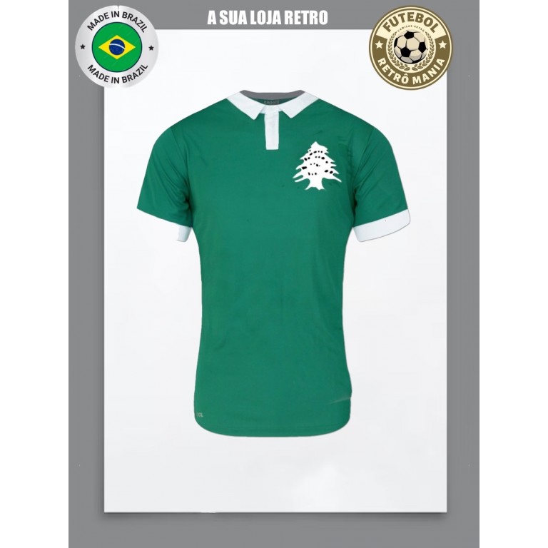 Camisa retrô  Libano verde