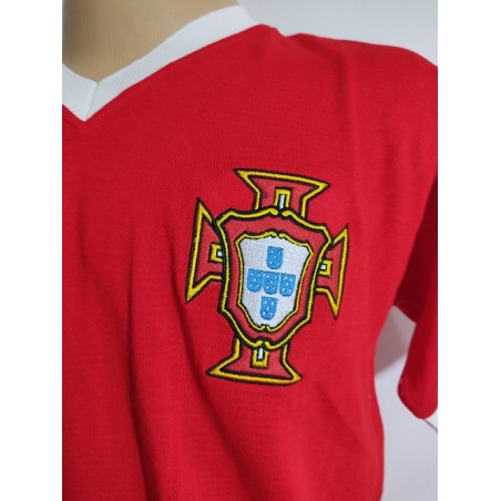 Camisa retrô  Seleçao  de Portugal  1980