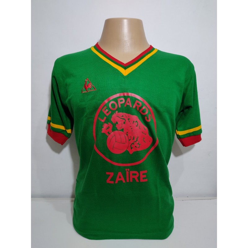 Camisa retrô do Zaire gola V -1974