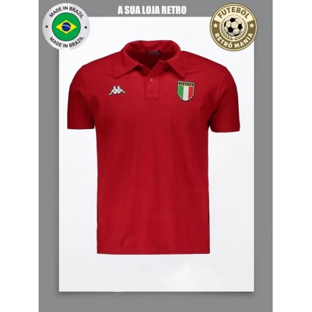Camisa Retrô da Italia kappa  vermelha