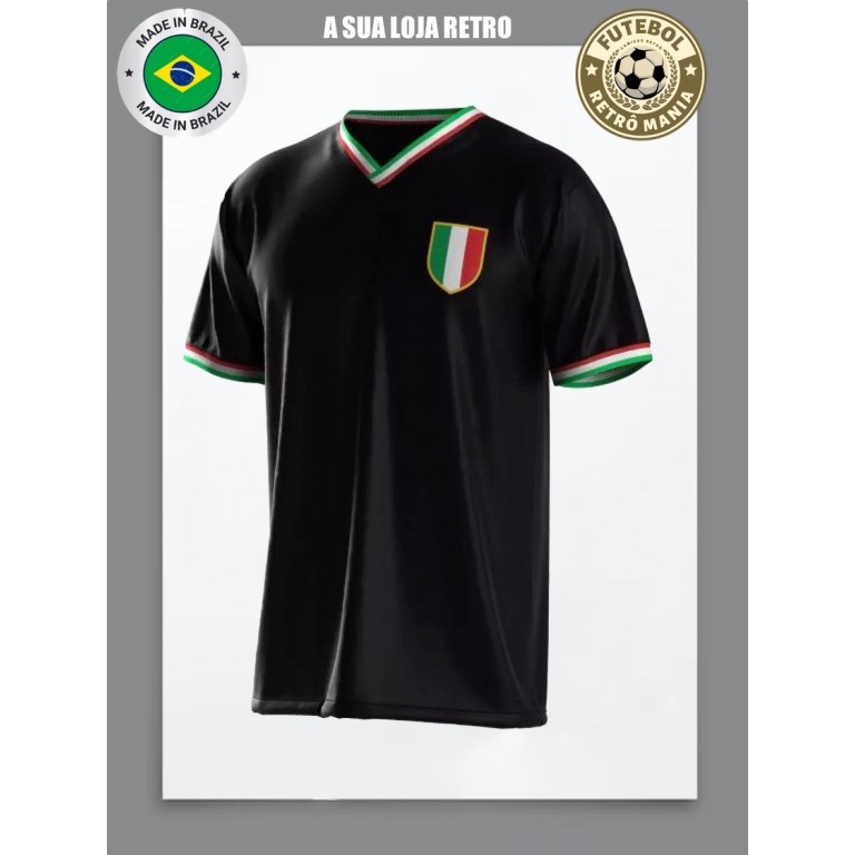 Camisa retrô  Italia  black