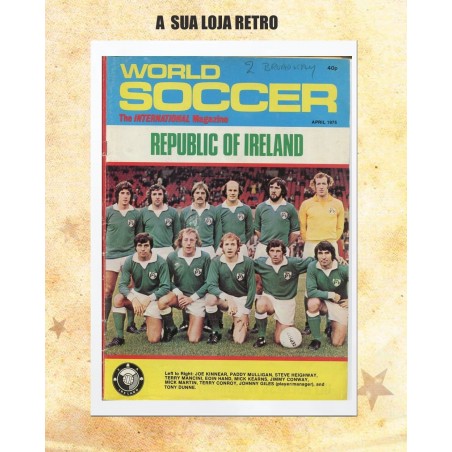 Camisa retrô  Irlanda   1970